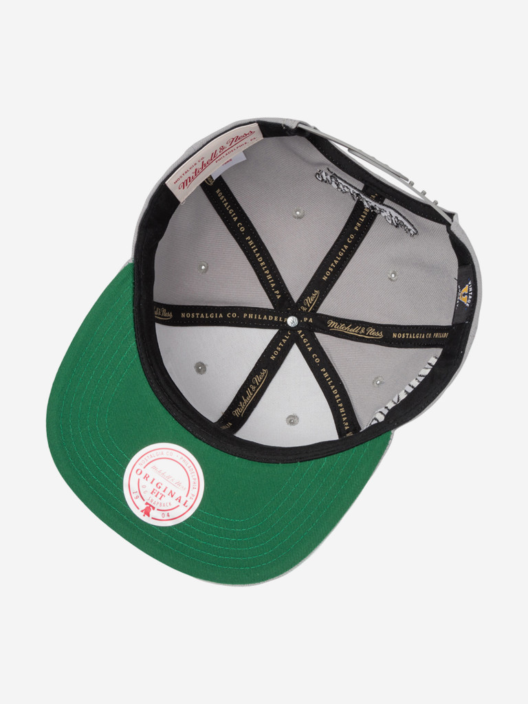 Бейсболка с прямым козырьком MITCHELL NESS HS10519-LAKGREY Los Angeles Kings NHL (серый)