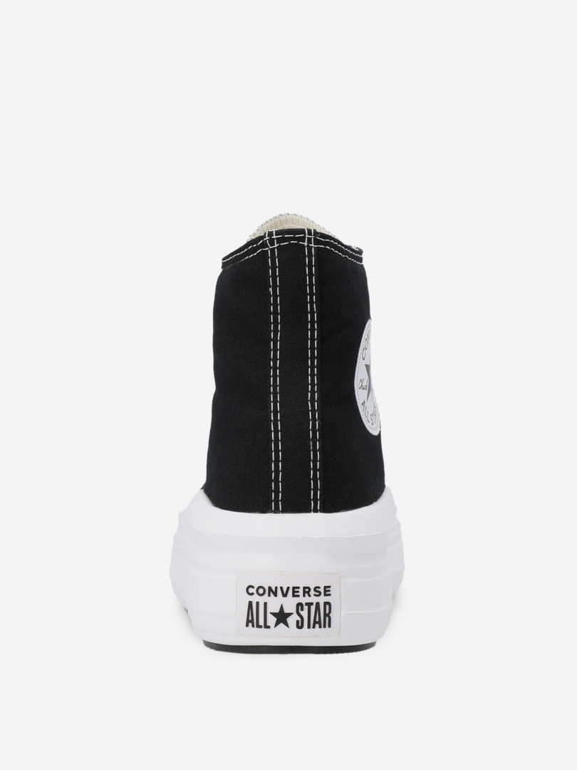 фото Кеды женские converse chuck taylor all star move, черный