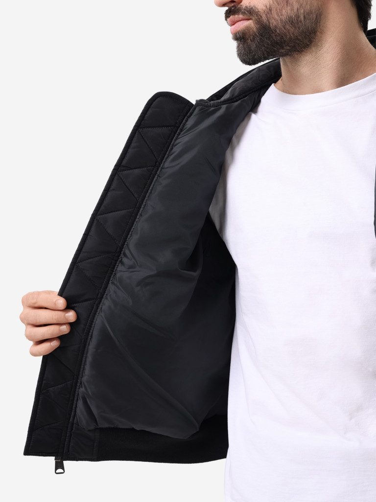 Бомбер утепленный мужской MA-1 Hooded Logo Oxford Alpha Industries