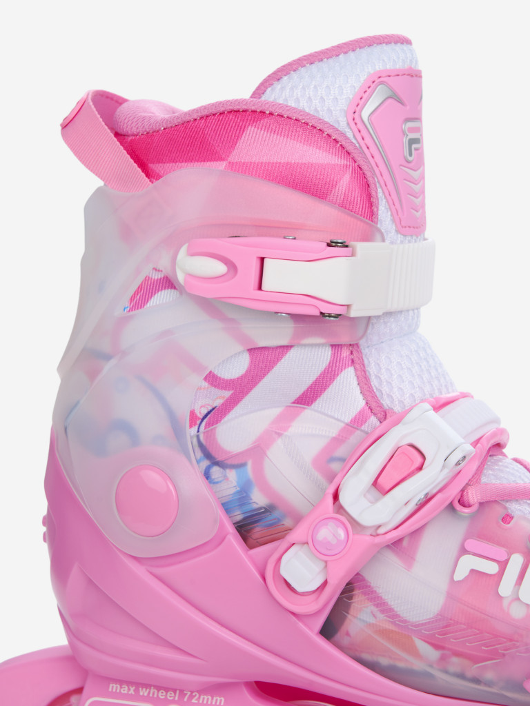 Роликовые коньки детские раздвижные FILA S-One Pink