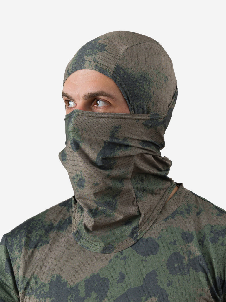 Балаклава сетка с перфорацией мох Jägermann