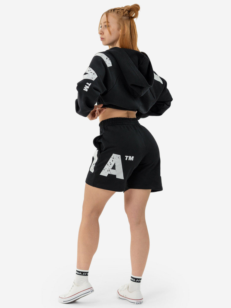 Шорты спортивные женские NEBBIA Cotton gym shorts 6″ MUSCLE MOMMY 624