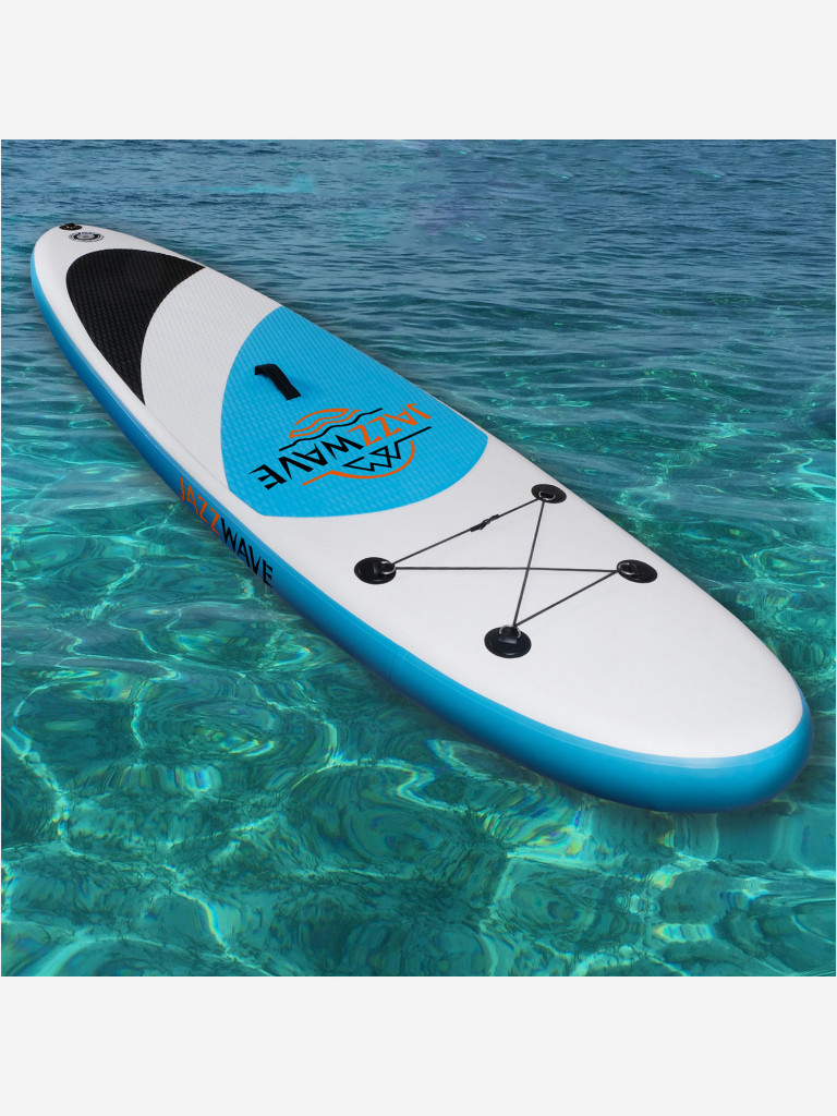 SUP-N5L-доска JAZZWAVE 305х76х15см синий+белый