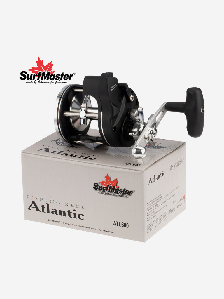 Катушка мультипликаторная Surf Master Atlantic ATL 600 4bb L со счётчиком