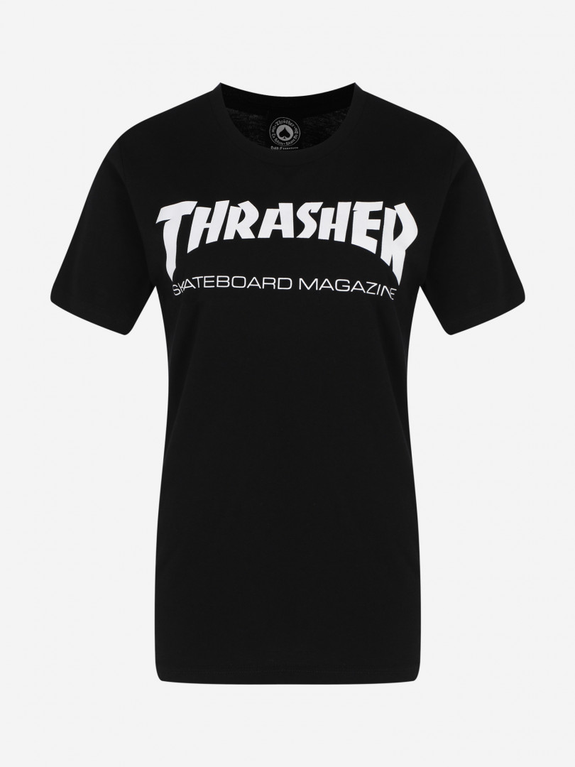 фото Футболка женская thrasher skate mag, черный