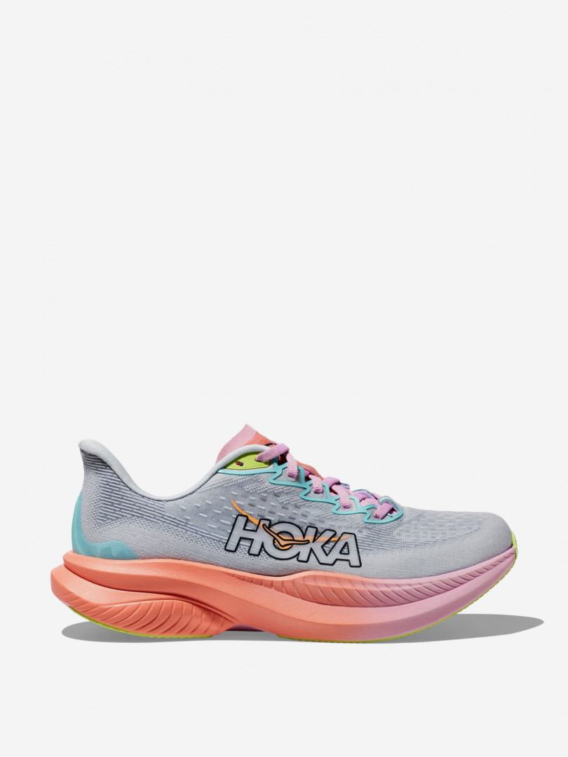 фото Кроссовки женские hoka one one mach 6, голубой