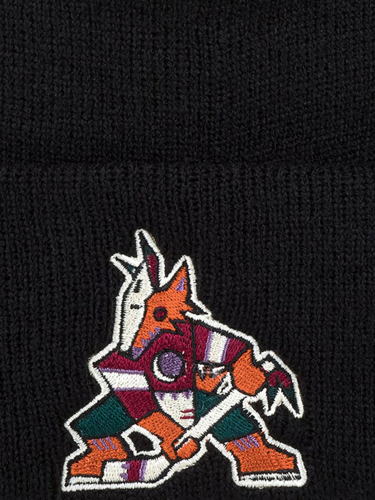 Шапка с отворотом AMERICAN NEEDLE 21019A-PCO Phoenix Coyotes Cuffed Knit NHL (черный)