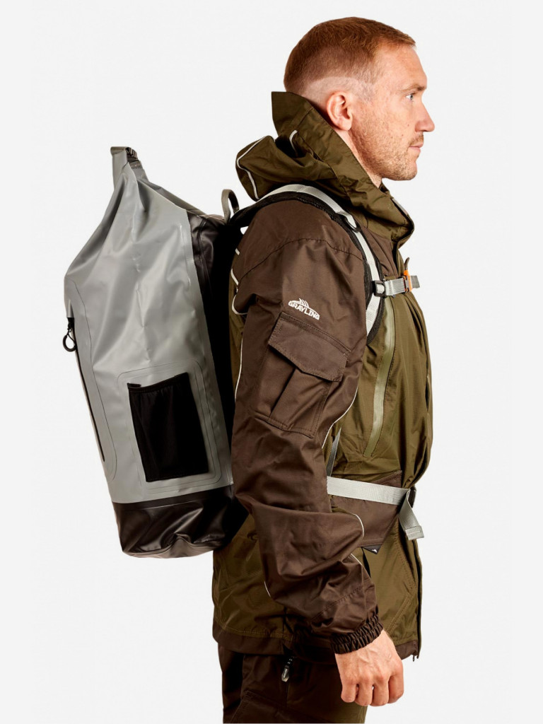 Герморюкзак унисекс GRAYLING "Aksay"(Аскай) 30L (серый)