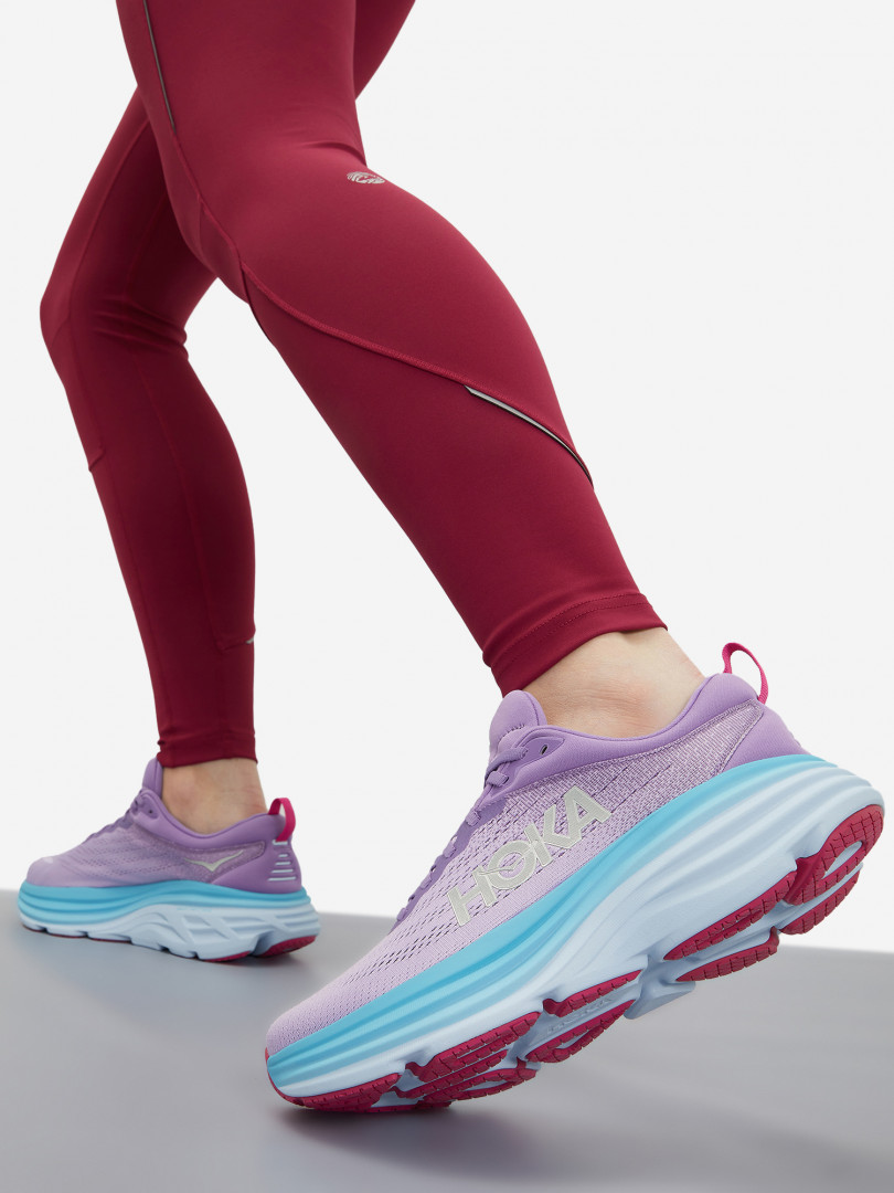 фото Кроссовки женские hoka one one bondi 8, фиолетовый