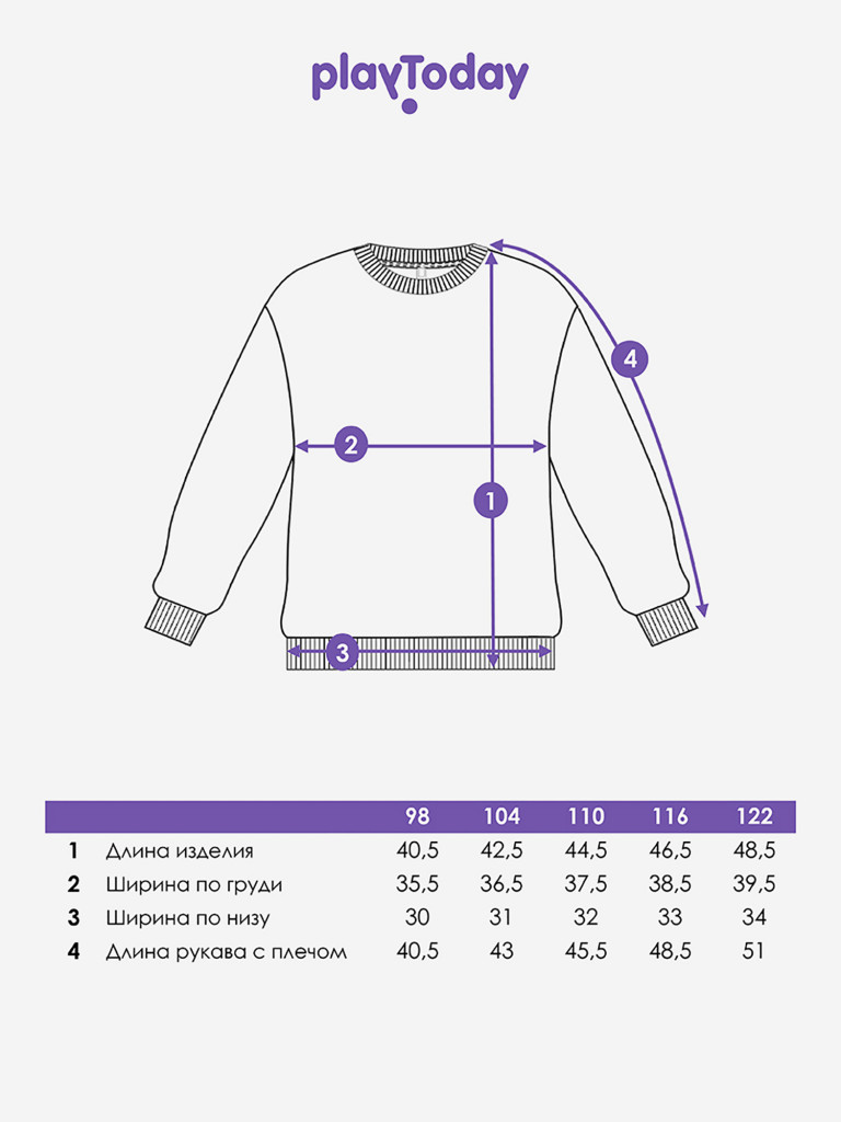 Свитшот для мальчиков PlayToday