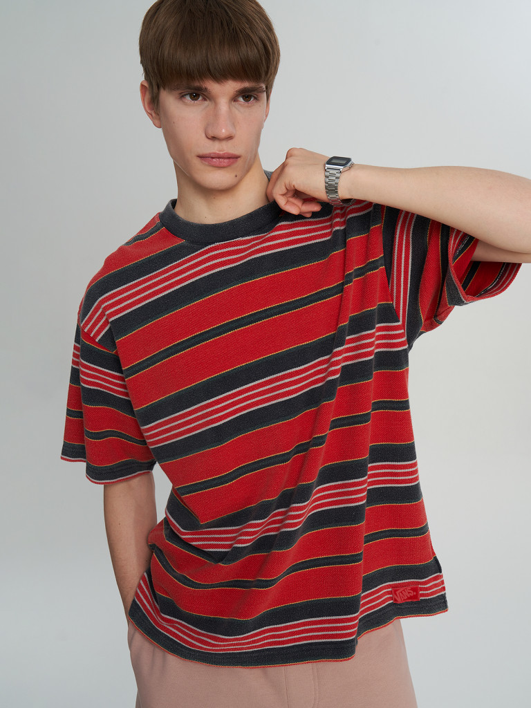 Футболка мужская Vans LX Pique Stripe SS