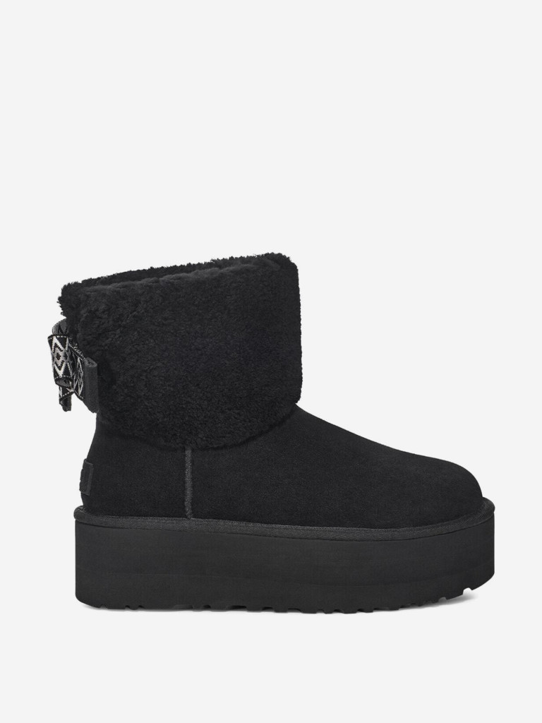 Ботинки утепленные UGG Classic Mini Maxi Curly