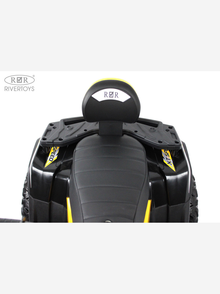 Детский электроквадроцикл RIVERTOYS T001TT 4WD желтый