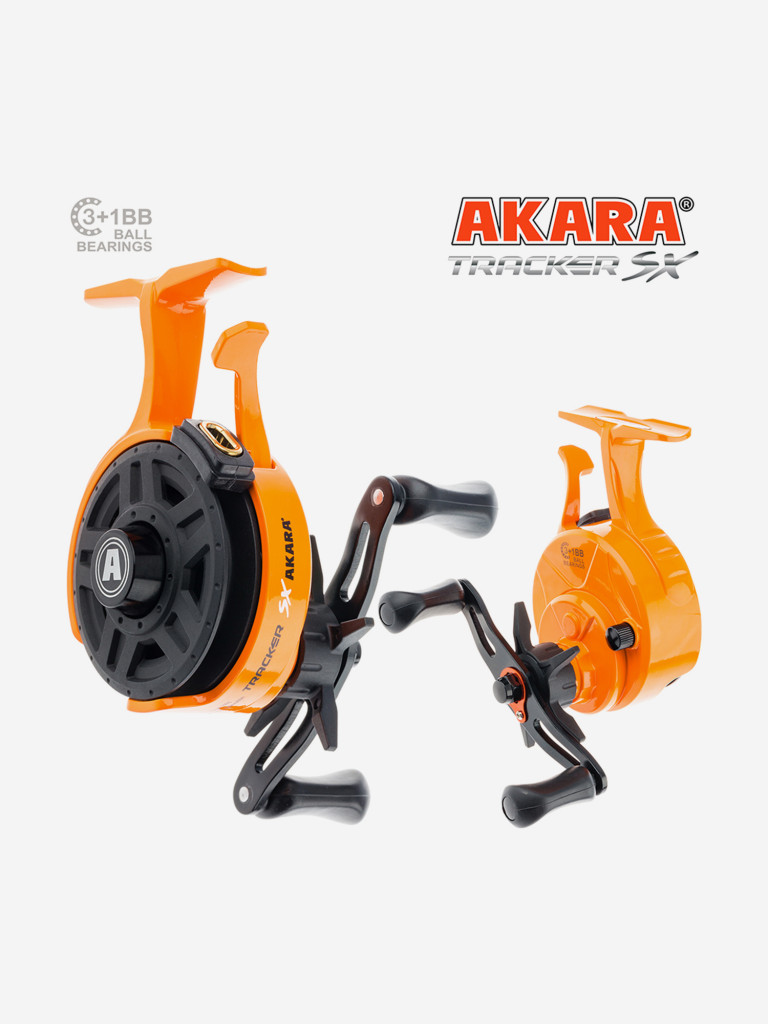 Катушка мультипликаторная зимняя Akara Tracker SX 3+1 bb с курком