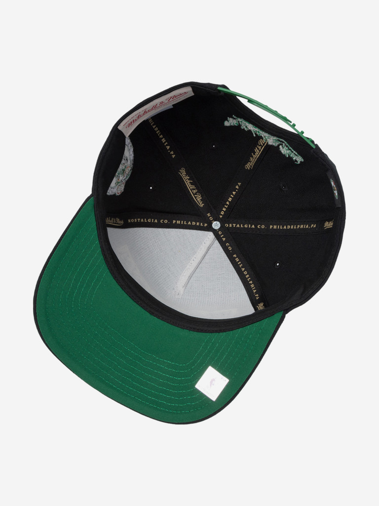 Бейсболка MITCHELL NESS HP12823-BCEBLCK Boston Celtics NBA