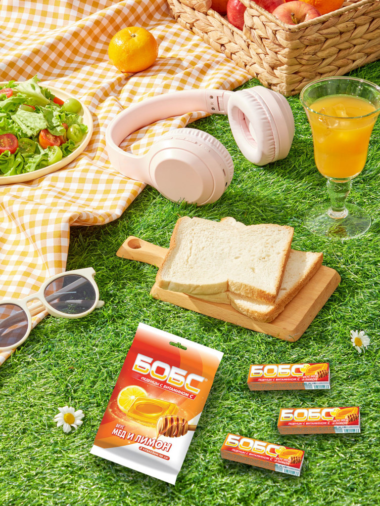 Леденцы БОБС с витамином С, медово-лимонный, мультипак 3 шт *35 гр