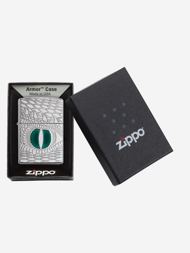 Зажигалка бензиновая ZIPPO 28807 Armor Dragon Eye