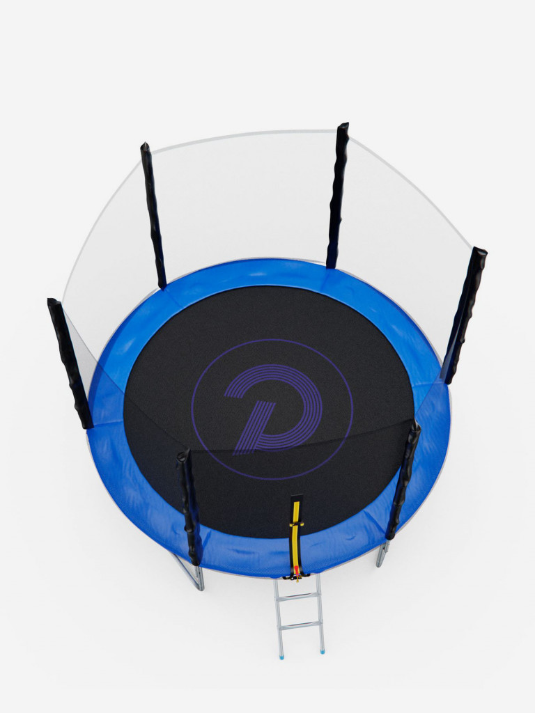 Батут с сеткой DFC PELPO 8ft с лестницей, BLUE