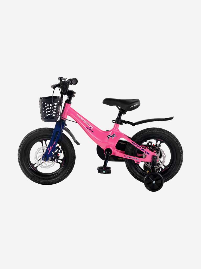 Велосипед детский Maxiscoo JAZZ PRO 14'', розовый сапфир, 2025