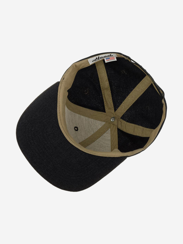 Бейсболка с прямым козырьком HOOD 100-MWL001-NY003-FT Bed Stuy, NY (черный)