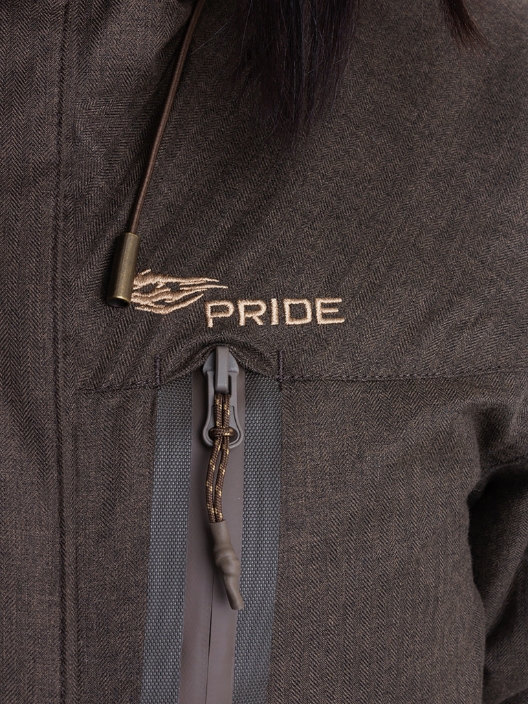 Костюм женский для охоты зимний -15, PRIDE, Артемида, св.коричневый