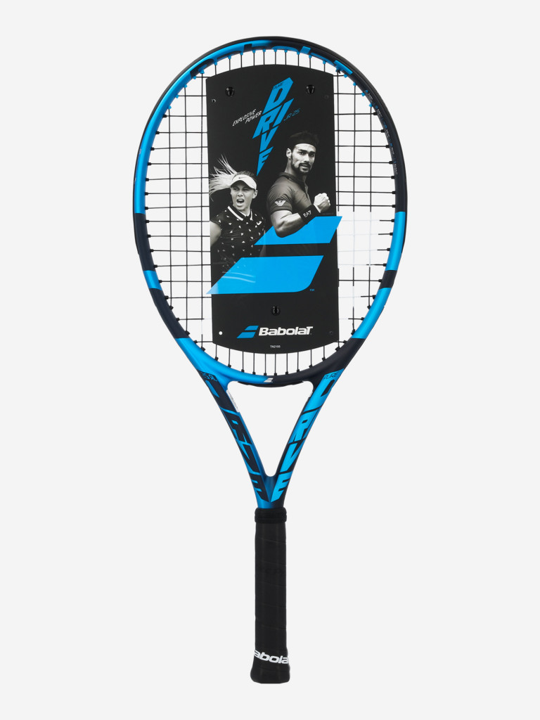 Ракетка для бол. тенниса Babolat PURE DRIVE JUNIOR 25, светло-синий, с натяжкой (2025), ручка 000