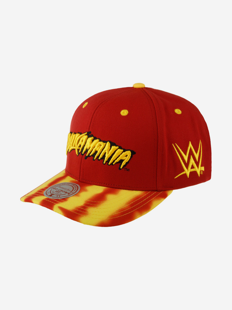 Бейсболка MITCHELL NESS HP8263-TTTRED1 Hulkamania Hulk Hogan WWE (красный)