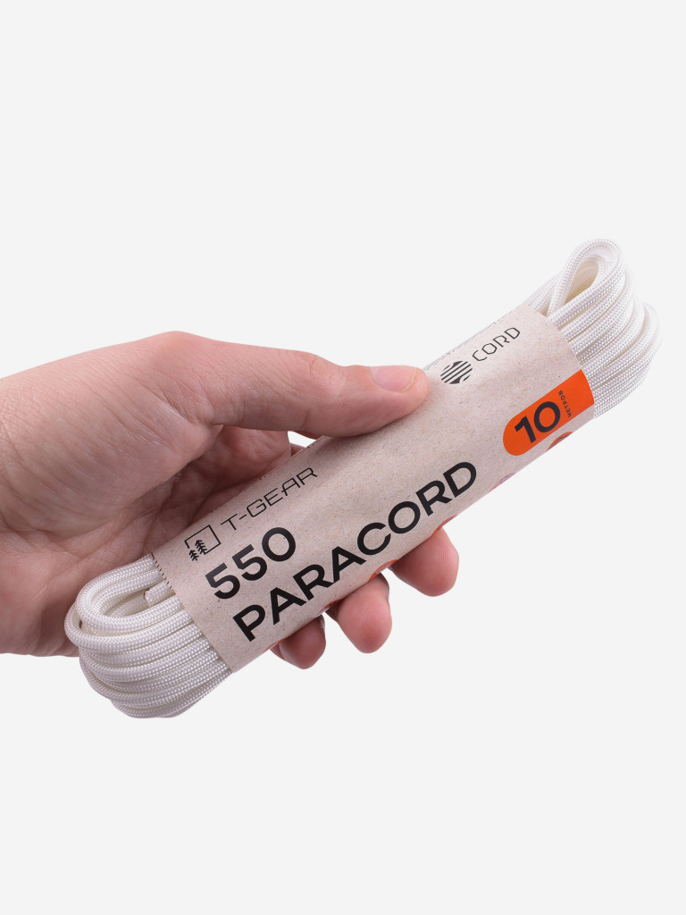 Паракорд 550 T-Gear x CORD nylon 10м (White)