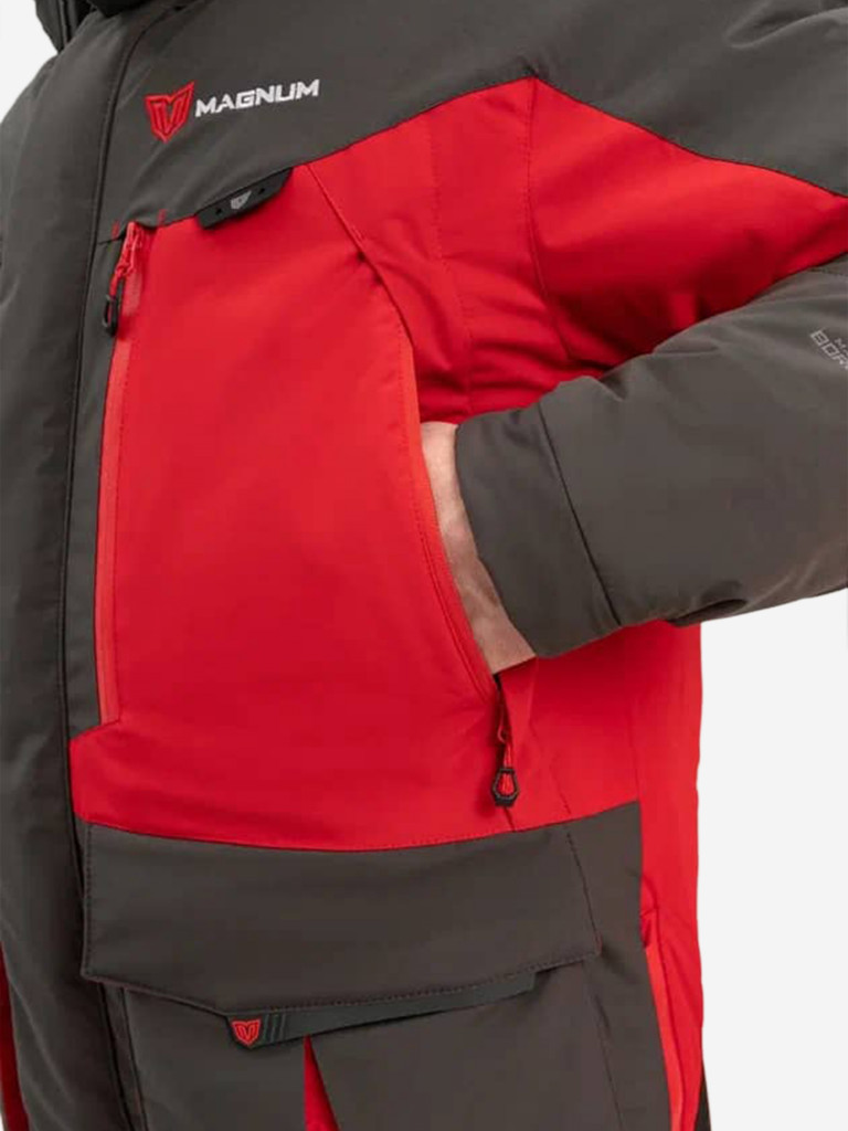 Костюм для рыбалки мужской MAGNUM GEAR TITAN 2 -45° С красный/графит