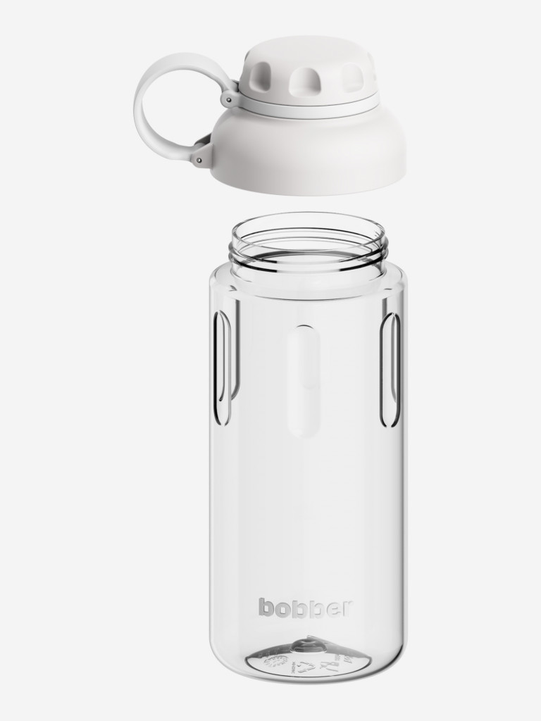 Бутылка тритановая Tritan Bottle для холодных напитков, с ситечком, 890 мл, серый
