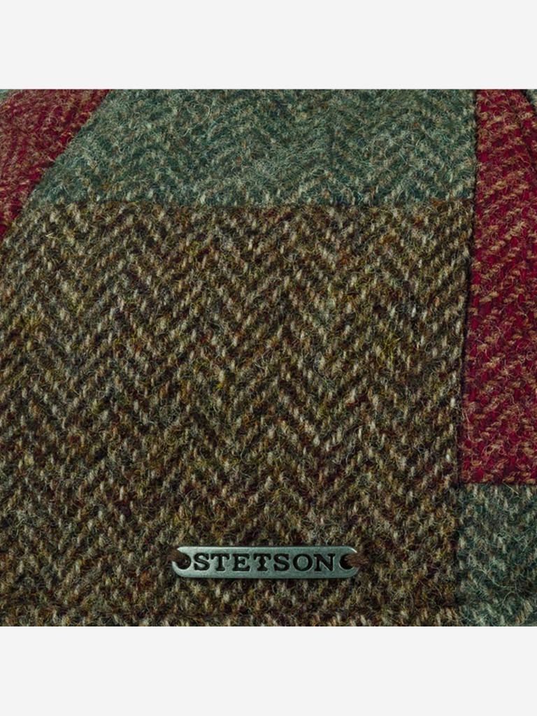 Бейсболка STETSON 7790502 BASEBALL CAP PATCHWORK WOOL (коричневый)