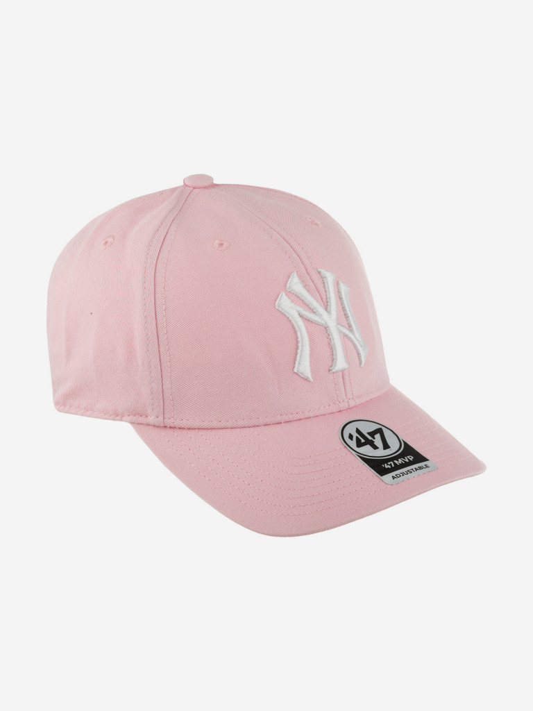 Бейсболка 47 BRAND B-GWMVP17GWS-PT New York Yankees MLB (розовый)
