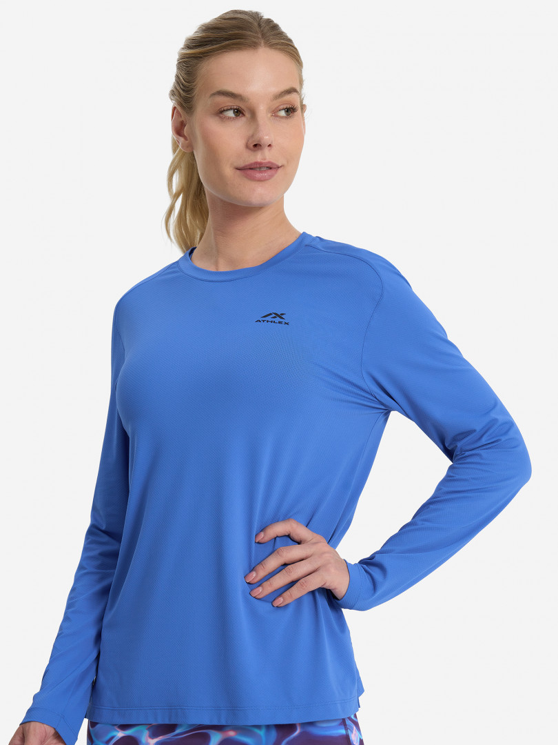 фото Лонгслив женский athlex, синий