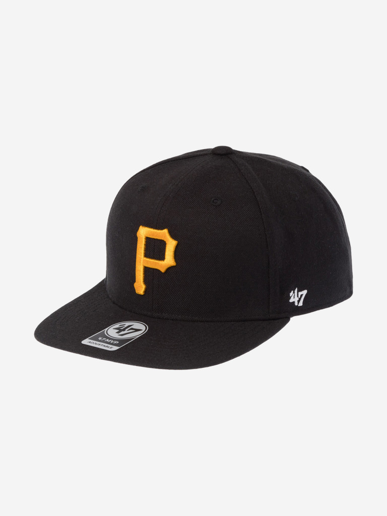 Бейсболка с прямым козырьком 47 BRAND B-SRS20WBP-BK Pittsburgh Pirates MLB