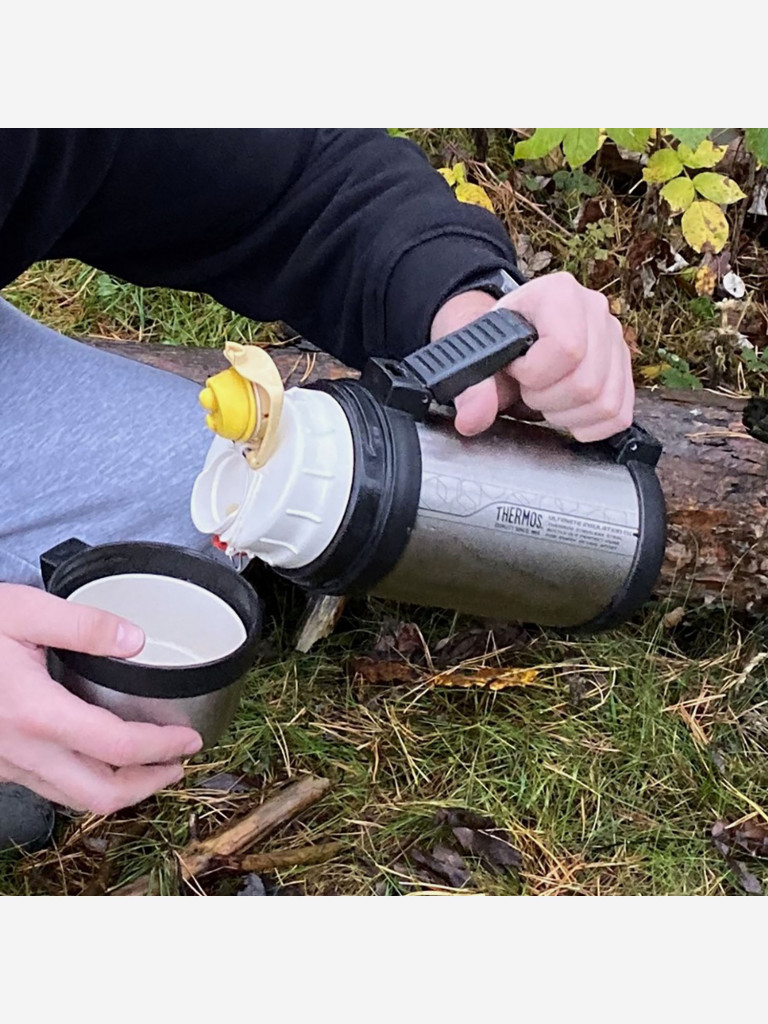 Термос для напитков и еды 2 л THERMOS FDH-2000 стальной цвет