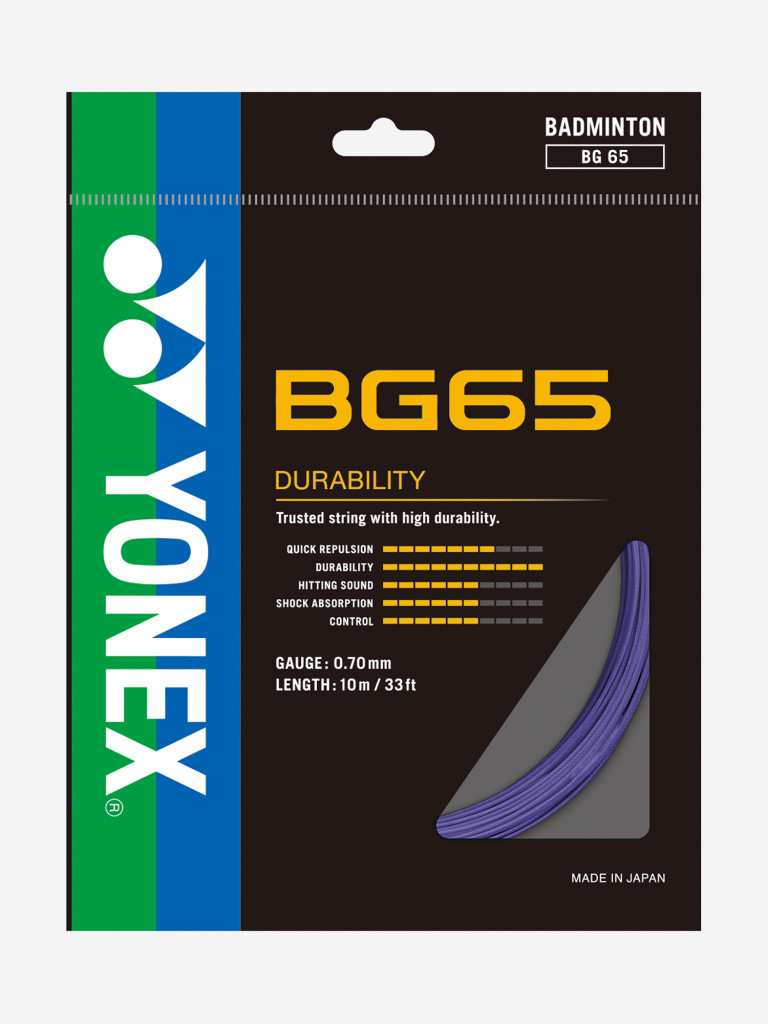 Струна для бадминтона Yonex BG-65 L, 10м.