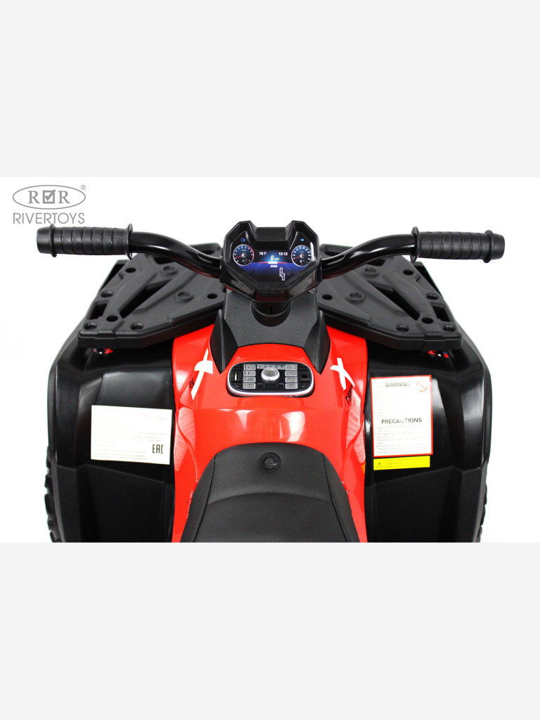 Детский электроквадроцикл RIVERTOYS T001TT 4WD красный