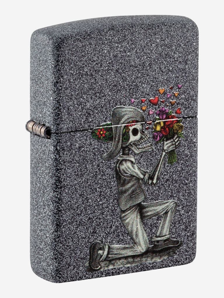 Подарочный набор ZIPPO из двух ветрозащитных зажигалок Zippo 28987 Iron Stone Couple