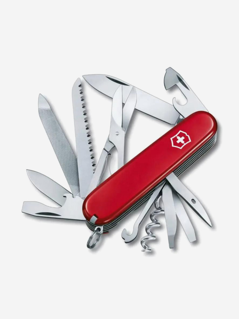 Складной нож Victorinox Ranger, функций: 21, 91мм, красный , коробка картонная, 1.3763