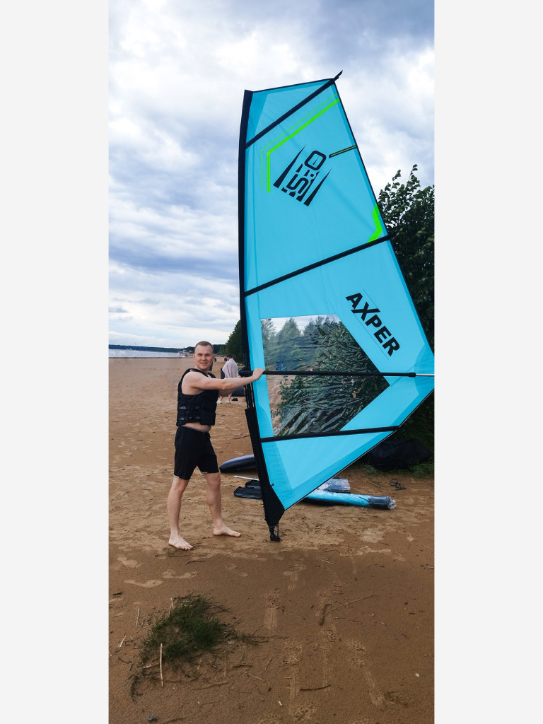 Парус для виндсерфа AXPER Dacron compact Windsurf 5 м²