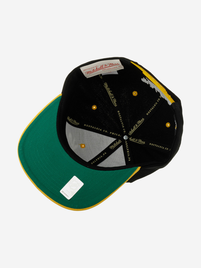 Бейсболка с прямым козырьком MITCHELL NESS HHSS5734-BBNYYPPPBKYW Boston Bruins NHL (желтый)