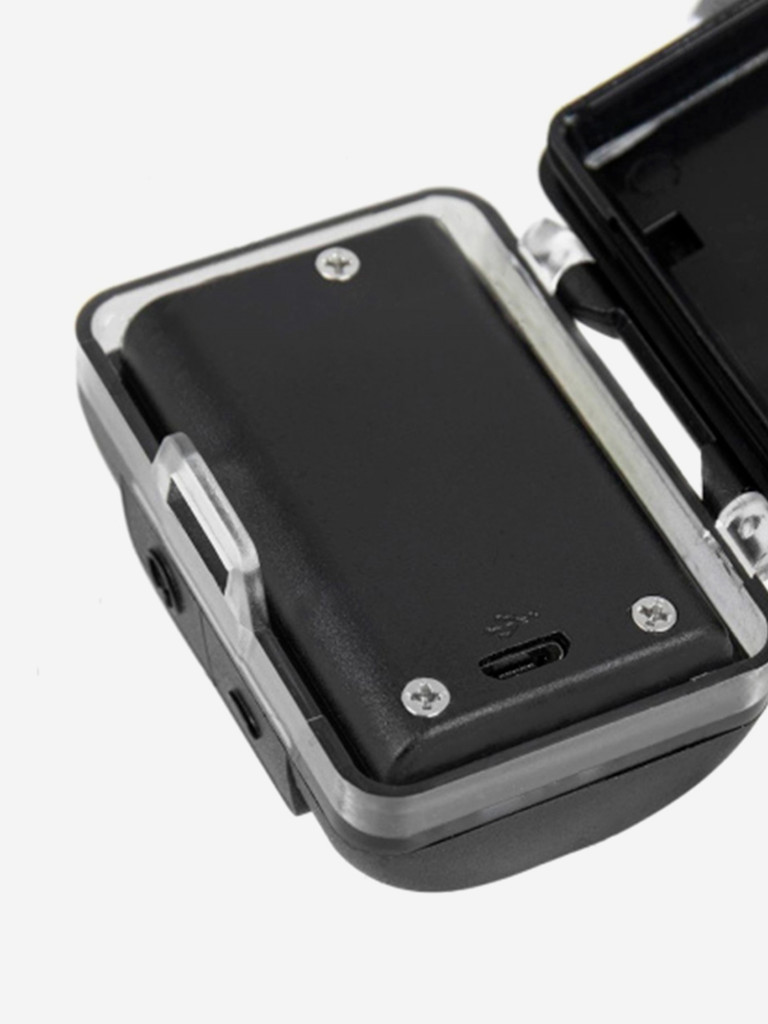 Фонарь налобный Nisus водонепроницаемый 300 LM, IPX7, USB (N-FN-3087)