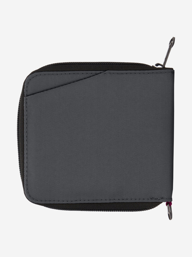 Кошелек антивор Pacsafe RFIDsafe zip wallet, серый