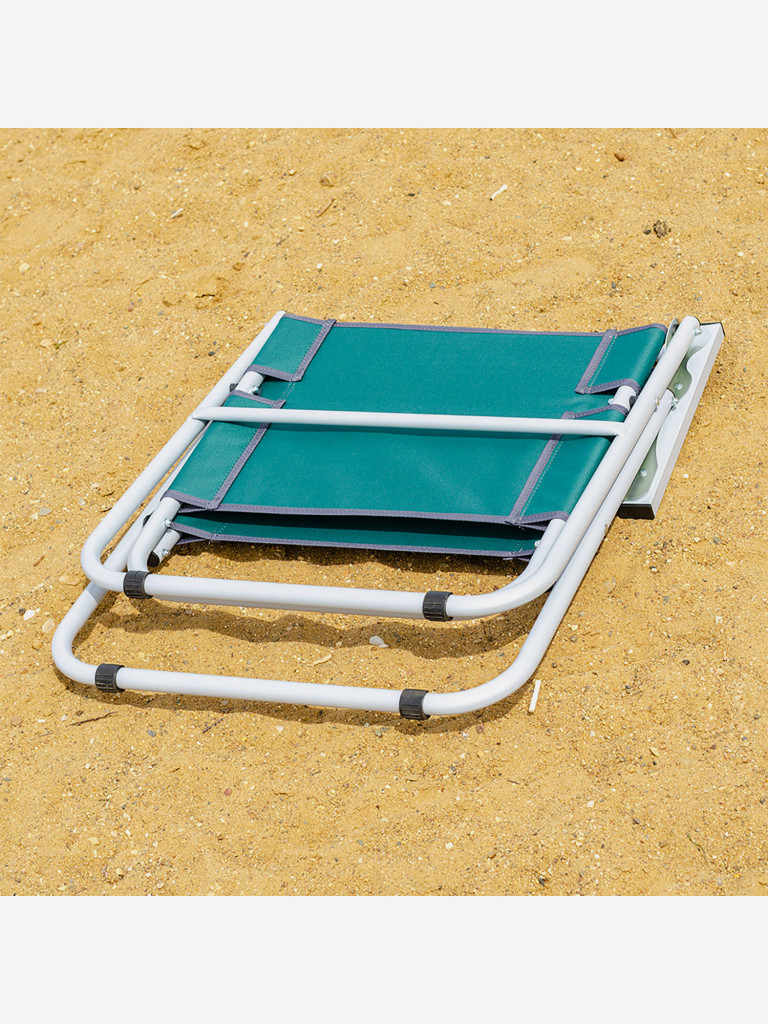 Кресло-шезлонг DOLPHINS алюминий 22 мм, цвет зеленый Кедр