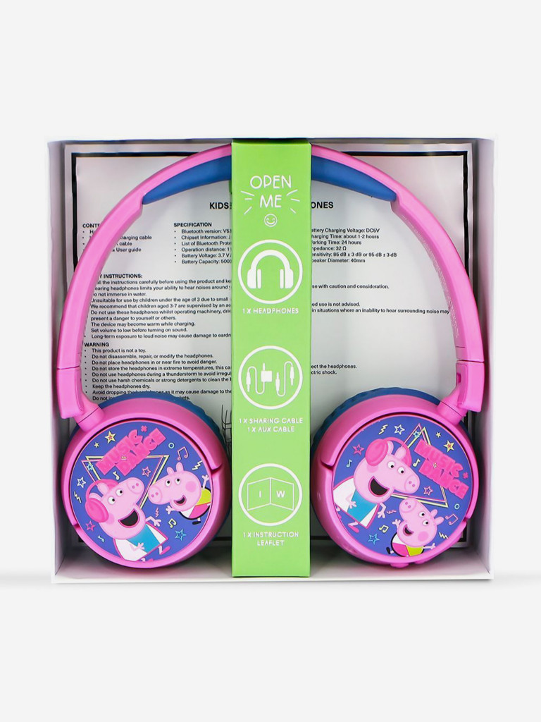 Детские беспроводные наушники OTL Technologies Свинка Пеппа