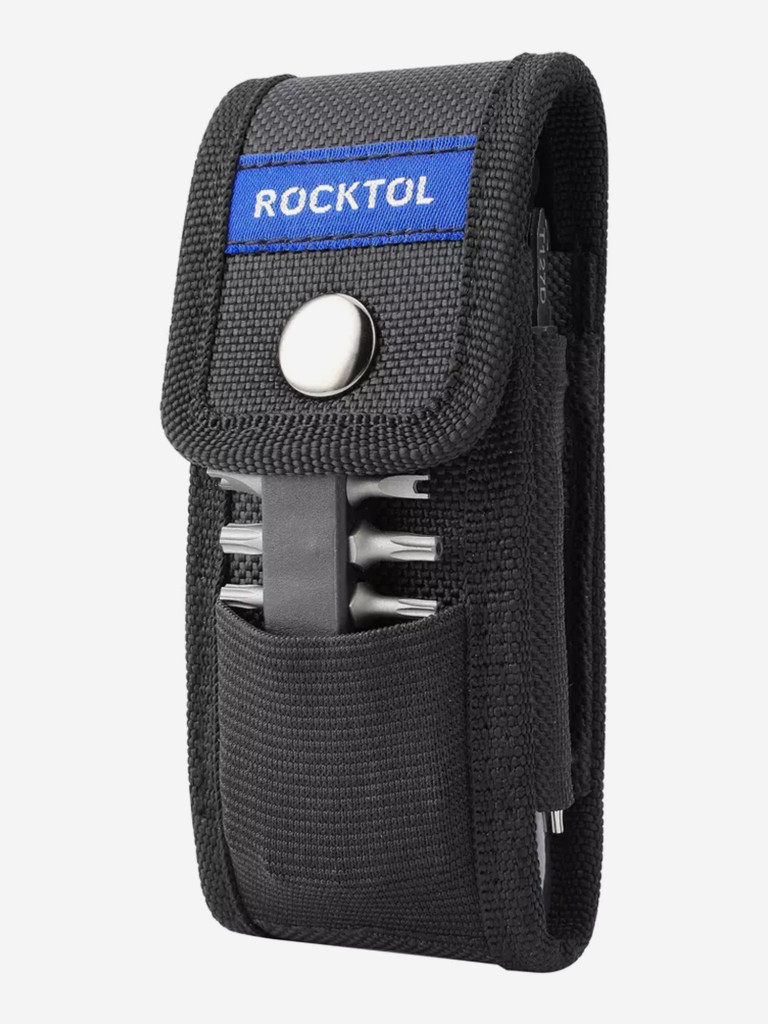 Мультитул Rocktol 29 в 1 со сменными резцами и пилой, нержавеющая сталь, нейлоновый чехол