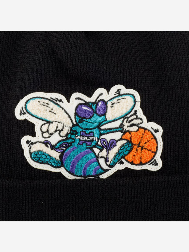 Шапка с отворотом MITCHELL NESS KTCFFH21HW008-CHOBLCK Charlotte Hornets NBA