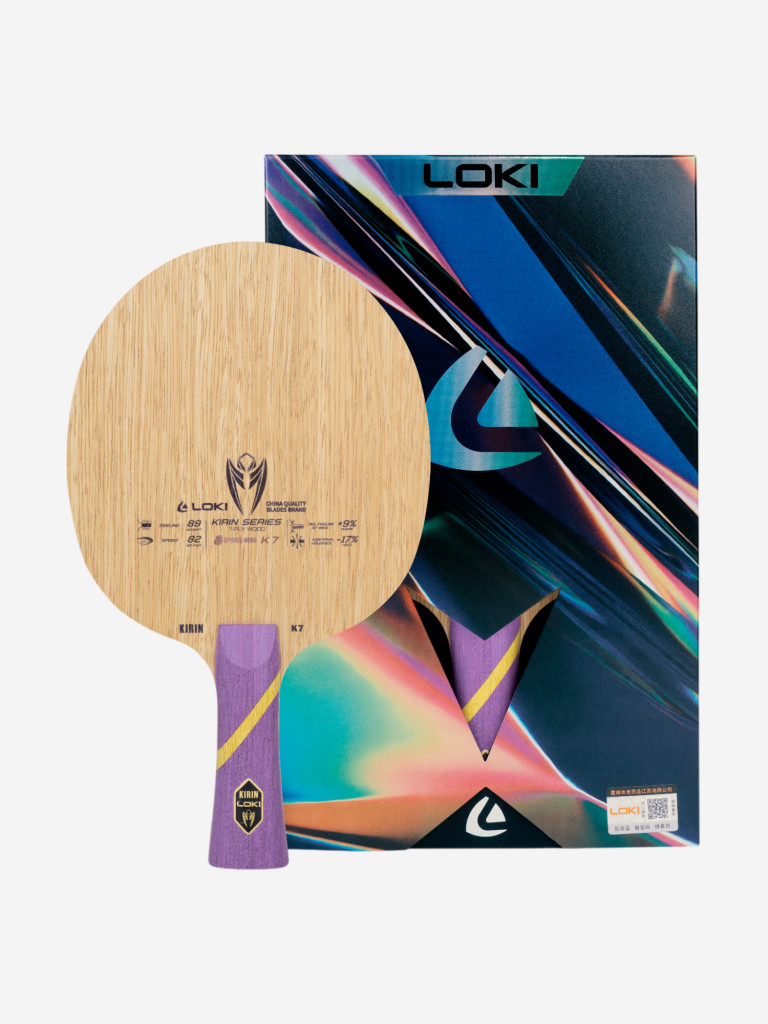 Основание ракетки для настольного тенниса LOKI K7 OFF+, (не важен пол и возраст)
