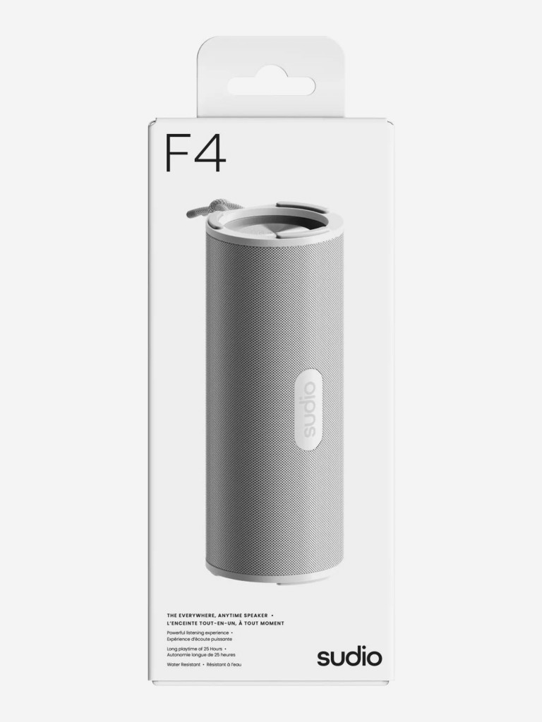 Беспроводная портативная колонка Sudio F4 Portable Bluetooth Speaker 20W, цвет: белый