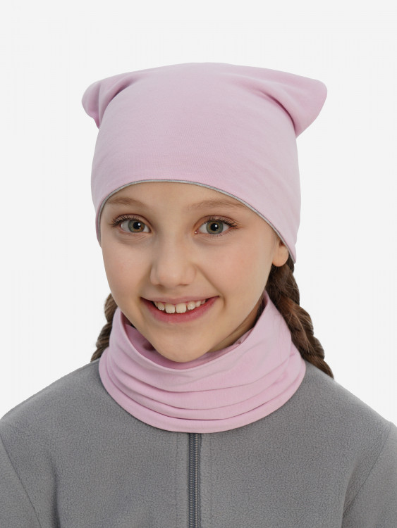 Комплект для девочек: шапка, шарф GSD